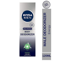 Nivea Men Fresh Protect Body Deodorizer Energy, 120ml