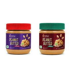 Rostaa Peanutbutter Smooth and Crunchy 340gm-Pack of 2