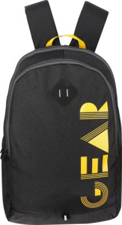 Gear Modern Eco 4 21 L Backpack(Black, Yellow)