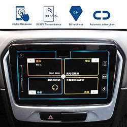 Delhisalesmart Maruti Smartplay Infotainment 7 Inch Tempered Glass Car Navigation Screen Protector, Touchscreen Protector for Maruti Swift Baleno Vitara Brezza Swift Dzire