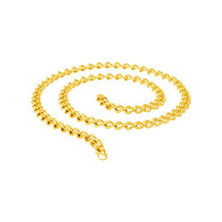 Voylla Chain for Men (Golden)(8907617427430)