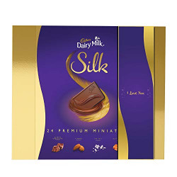 Cadbury Dairy Milk Silk Miniatures Chocolate I Love You Gift Pack, 240g