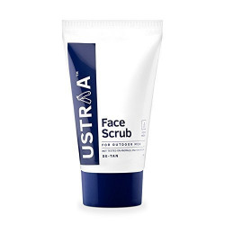Ustraa Face Scrub 100g, De-tans and Exfoliates