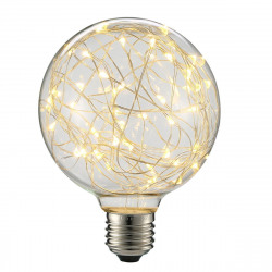  Starry Night 3W G95 Edison Light Bulb LED Filament Retro Firework Industrial Decorative Vintage Light Lamp Warm white [Energy Class A]