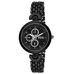 Youth Club Br-155blk New Multi-Functioning Type with Black Colour Watch - for Women