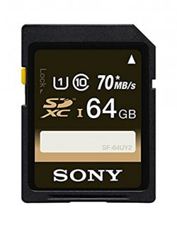 Sony 64GB UHS-I Class 10 SDXC Memory Card (SF-64UY2/T2 IN)