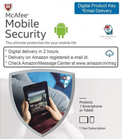 McAfee Mobile Security - 1 Device, 1 Year - Product Key (Email Delivery in 2 hours- No CD)