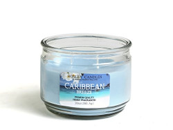 Hosley® Caribbean Breeze Highly Fragranced, 2 Wick, 10 Oz Wax, Jar Candle