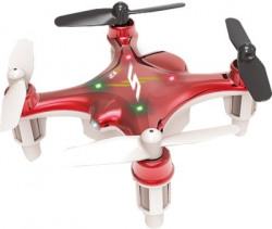 Toy House Smallest Drone X12Nano Palm Size 4CH Gyro 6-Axis RC Quadcopter(Red)