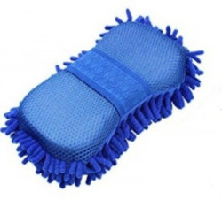 Skywalk Multipurpose Microfibre Wash & Dry Cleaning Car Sponge Mitt Sponge(Pack of 1)