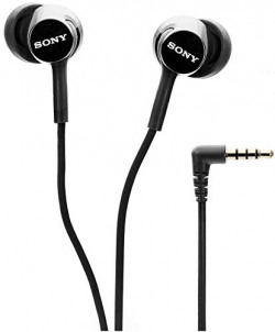 Sony MDR-EX150AP In-Ear Headphones with Mic (Black)