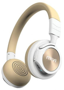 Mivi SAXO Headphones (Pearl White) Use coupon CEOFFER20