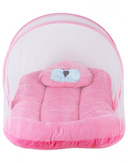 Littly Contemporary Velvet Baby Bedding Set (Pink)