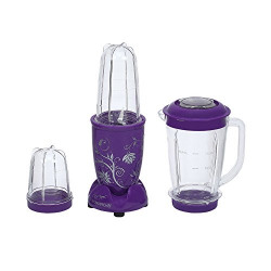 Wonderchef Nutri-Blend 63152295 400-Watt Mixer Grinder with 3 Jars (Purple)