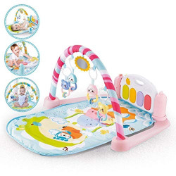 SUPER TOY 5 in 1 Baby’s Piano Gym Mat Kick and Play Multi-Function