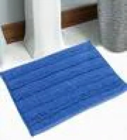 Solid Pattern Microfiber 19.9 x 13 in Bath Mat By Saral Home