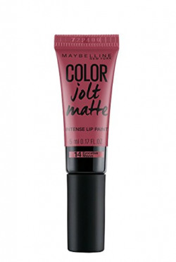 Maybelline New York Color Jolt Lip Paint Matte Lipstick, 14 Evocative Mauve, 5ml