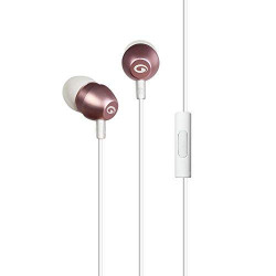 Amkette Trubeats X9 Metal in-Ear Headphones with Mic (Rose Gold)