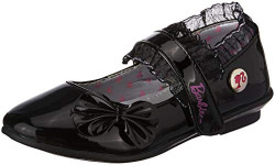 Barbie Girl's Black First Walking Shoes-10 Kids UK/India (28 EU) (BB0GBL2254)