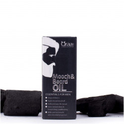  Qraa Mooch and Beard Oil for Beard Growth and Nourishment, 30ml