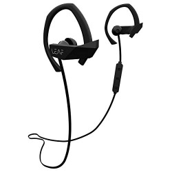 Leaf Sport Wireless Bluetooth Earphone with Mic and Sports Earhook, Bluetooth Headset with 6 Hours Battery Life(Black)