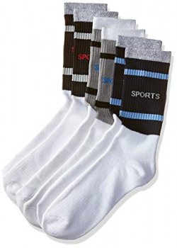 Arrow Men's Calf Socks (Pack of 3) (AOSN0410_Multicolor_Free)