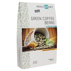 HealthKart Green Coffee Beans 100% Natural, Gluten Free, For weight management, 0.2 kg