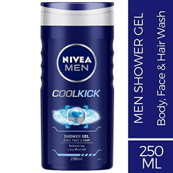 Nivea Bath Care Shower Gel Cool Kick for Men, 250ml