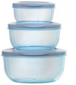 Mastercook Malta  - 290 ml, 580 ml, 1000 ml Plastic Grocery Container(Pack of 3, Blue)