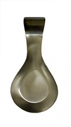 Dynore Stainless Steel Single Spoon Rest, Silver