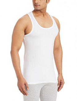 Park Avenue Men's Cotton Vest (8903963716341_PZVR00009W_L_White)