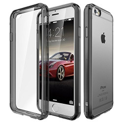 ELV Protection Slim Dust Proof Back Case with Shock Absorbing Case Cover for Apple iPhone 6S / iPhone 6 4.7 Inch - Grey