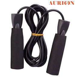 Aurion Standard Jumping Skipping Rope With Comfortable Foam Grip For Weight Reducing / Warm-Up / Gym / Sports & General Fitness
