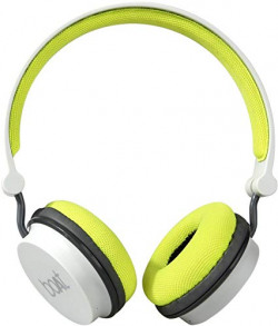 boAt Super Bass Rockerz 400 Bluetooth On-Ear Headphones with Mic (Grey/Green)
