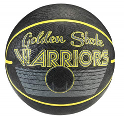 Spalding 1700068 Rubber Basket Ball, Size 7 (Black/Yellow)