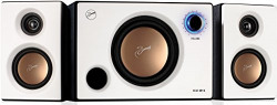 Swans M10 Powered 2.1 Computer multimedia Surround Sound Near-Field Speakers System (White)