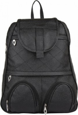 ligabba QUIRKY BLACK 3 L Backpack(Black)