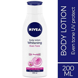 Nivea Body Lotion Whitening Even Tone UV Protect, All Skin Types (200ml)