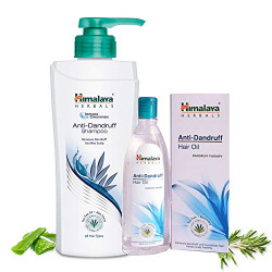 Himalaya Anti Dandruff Shampoo, 700ml and Himalaya Herbals Anti Dandruff Hair Oil, 200ml
