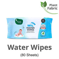 Mother Sparsh 98% Water Wipes (80 Scented Baby Wipes) - Plant Based Fabric