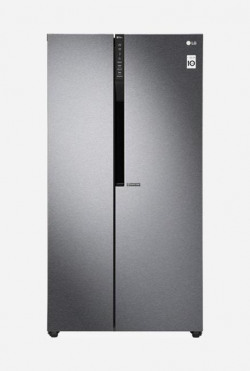 LG GC-B247KQDV 679L Side by Side Refrigerator (Dazzle Steel)