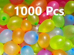 Jiada Non Toxic Holi Water Balloons Multicolor (Pack of 1000)