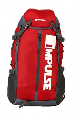 Impulse 40 Ltrs Red Trekking Backpack (Climber Red)