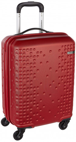  American Tourister Cruze ABS 55 cms Red Hardsided Suitcase (AN6 (0) 00 001)