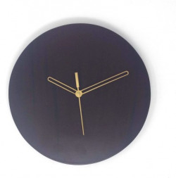 Crimson Knot Analog 24 cm X 24 cm Wall Clock(Brown, Without Glass)