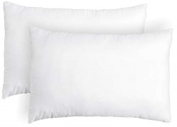 Solimo 2-Piece Bed Pillow Set – 40 x 60 cm, White