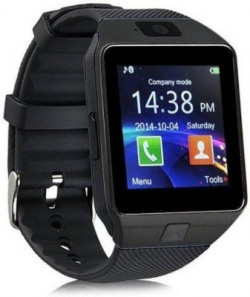 SPORTZEE DZ09 BLACK Smartwatch(Black Strap)