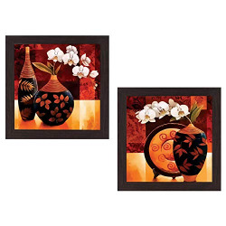 Wens 'Floral' Wall Hanging Painting (MDF, 35 cm x 71 cm x 2.5 cm, WSPC-4004)