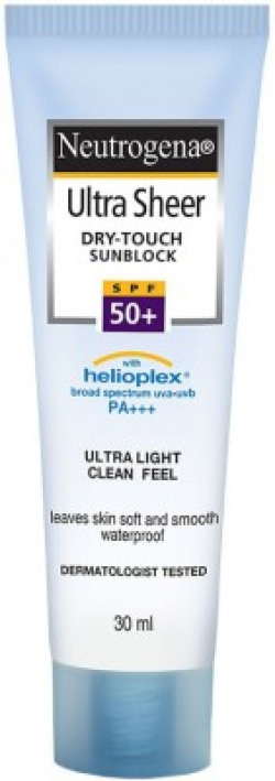 Neutrogena Ultra Sheer Dry - Touch Sunblock - SPF 50 PA+++(30 ml)