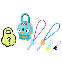 Lock Stars Aqua Spotted Monster Trend Collectibles  (Multicolour)